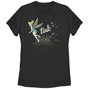 Disney's Tinker Bell Juniors' Sparkling Sign Graphic Tee