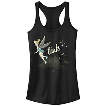 Disney's Tinker Bell Juniors' Sparkling Sign Racerback Tank