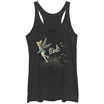 Disney's Tinker Bell Juniors' Sparkling Sign Racerback Graphic Tank