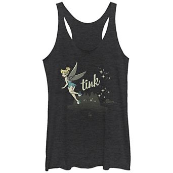 Disney's Tinker Bell Juniors' Sparkling Sign Racerback Graphic Tank