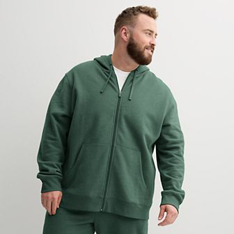 Big & Tall Tek Gear® Ultra Soft Fleece Zip-Front Hoodie
