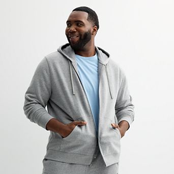 Big & Tall Tek Gear® Ultra Soft Fleece Zip-Front Hoodie