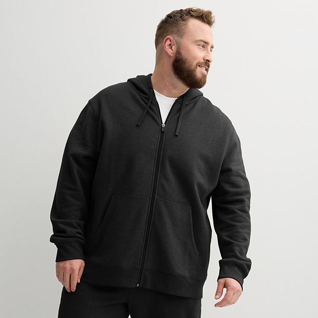 Big & Tall Tek Gear® Ultra Soft Fleece Zip-Front Hoodie