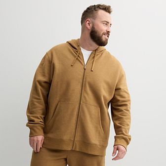 Big & Tall Tek Gear® Ultra Soft Fleece Zip-Front Hoodie
