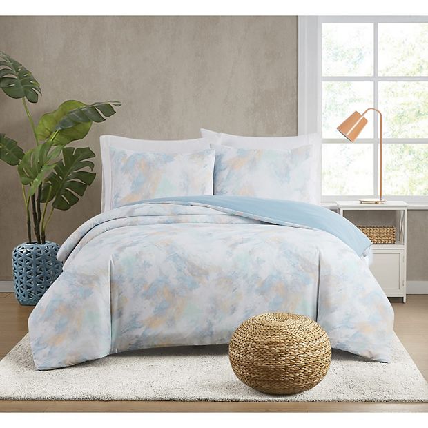 Watercolor comforter discount