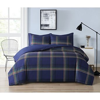 Truly Soft Bronson Plaid Comforter Set