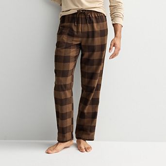 Men's Sonoma Goods For Life® Flannel Drawstring Pajama Pants