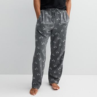 Men's Sonoma Goods For Life® Flannel Drawstring Pajama Pants