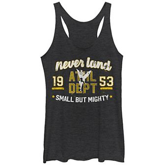 Disney's Tinker Bell Juniors' Never Land Athletics Racerback Graphic Tank