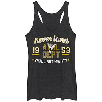 Disney's Tinker Bell Juniors' Never Land Athletics Racerback Graphic Tank