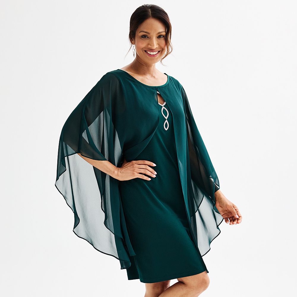 chiffon overlay a line dress Chiffon overlay dresses