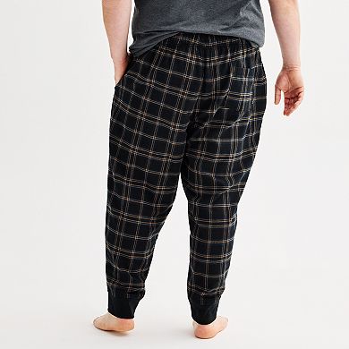 Big & Tall Sonoma Goods For Life Flannel Banded Bottom Pajama Pants