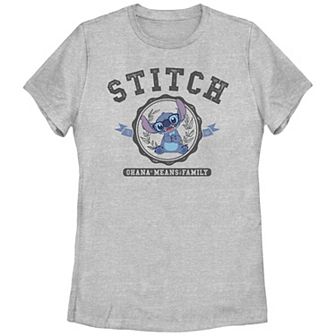 Disney's Lilo & Stitch Juniors' Collegiate Stitch Graphic Tee