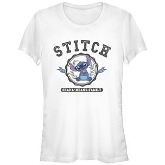 Disney's Lilo & Stitch Juniors' Collegiate Stitch Graphic Tee