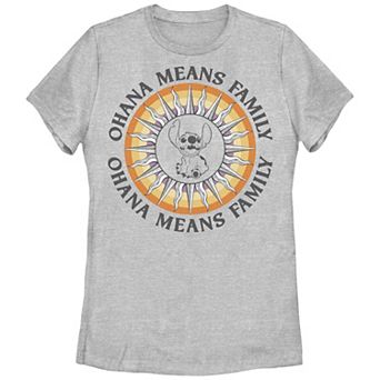 Disney's Lilo & Stitch Juniors' Ohana Sun Stitch Graphic Tee