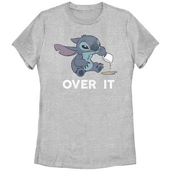 Disney's Lilo & Stitch Juniors' Over It Stitch Graphic Tee