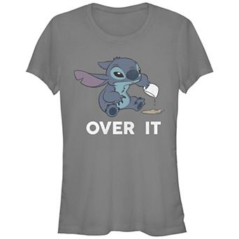 Disney's Lilo & Stitch Juniors' Over It Stitch Graphic Tee