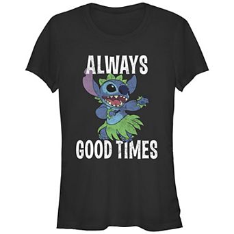 Disney's Lilo & Stitch Juniors' Always Good Times Stitch Graphic Tee