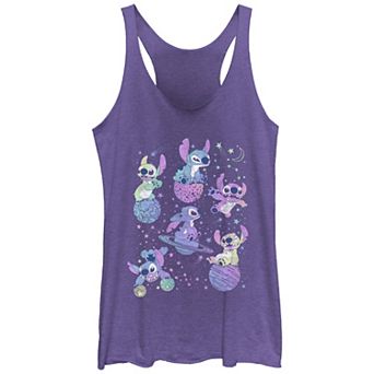 Disney's Lilo & Stitch Juniors' Planetary Stitch Racerback Graphic Tank