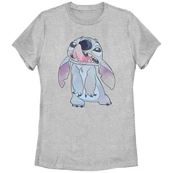Disney's Lilo & Stitch Juniors' Nose Licker Stitch Graphic Tee