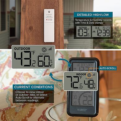 La Crosse Technology Monochromatic Digital Wind Speed Weather Station