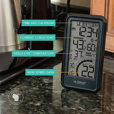 La Crosse Technology Monochromatic Digital Wind Speed Weather Station
