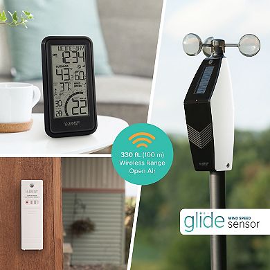 La Crosse Technology Monochromatic Digital Wind Speed Weather Station