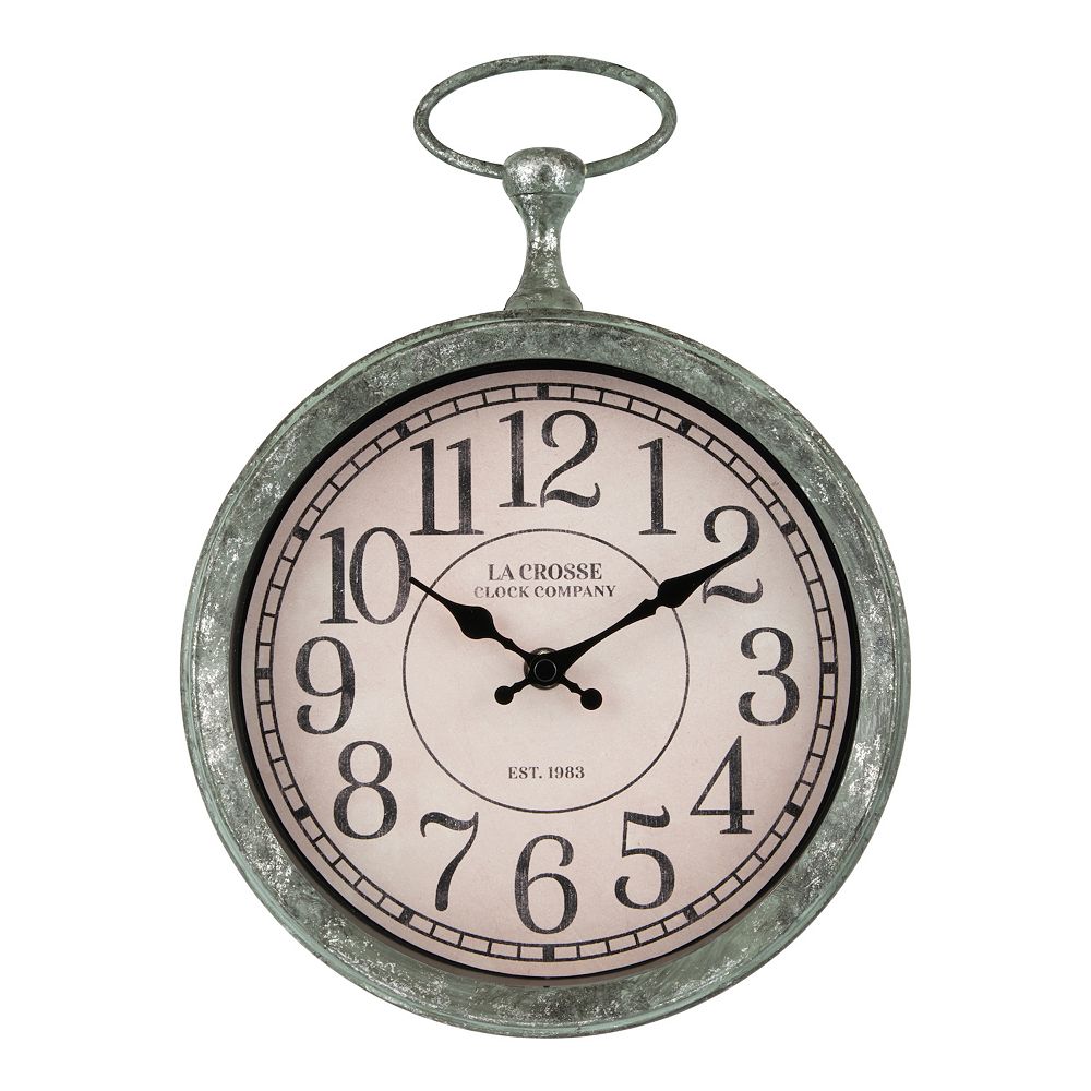 La Crosse Technology Clock Pocket Watch Quartz Analog Wall Clock