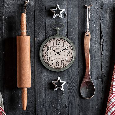 La Crosse Technology Clock 9-in. Pocket Watch Quartz Analog Wall Clock