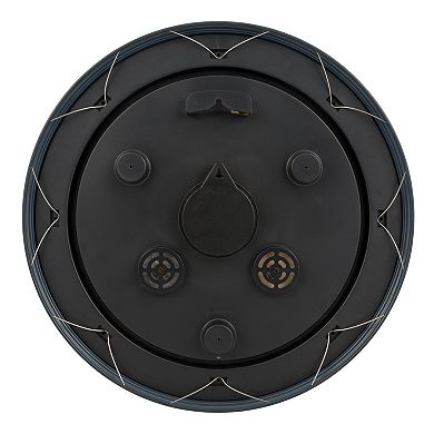 La Crosse Technology 18.40-in. Hamilton Indoor/Outdoor Blue Metal Quartz Analog Clock