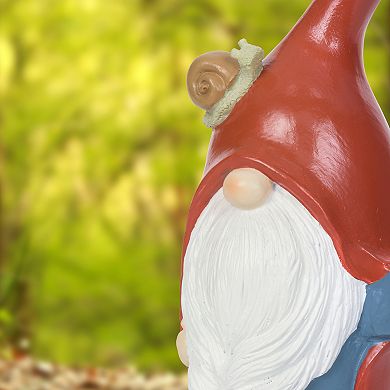 La Crosse Technology 5-in. Table standing Polyresin Gnome Rain Gauge