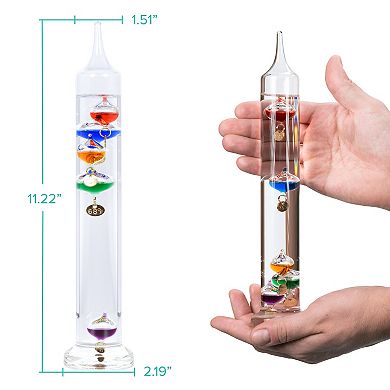 La Crosse Technology 11-in. Glass Galileo Thermometer
