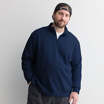 Big & Tall Tek Gear Ultra Soft Fleece Quarter-Zip