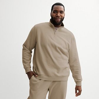 Big & Tall Tek Gear Ultra Soft Fleece Quarter-Zip