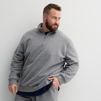 Big & Tall Tek Gear Ultra Soft Fleece Quarter-Zip