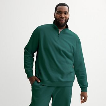 Big & Tall Tek Gear Ultra Soft Fleece Quarter-Zip