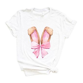 Coquette Bunny Ears Short Sleeve Graphic Tee