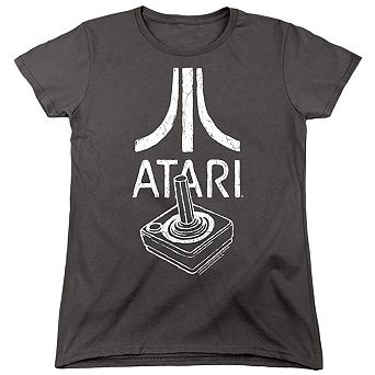 Atari Joystick Logo Short Sleeve Womens Tee