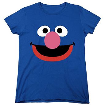 Sesame Street Grover Face Short Sleeve Women´s Tee