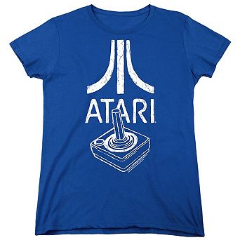 Atari Joystick Logo Short Sleeve Womens Tee
