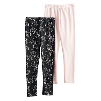Toddler & Girls 4-12 Jumping Beans® 2-Pack Physical Adaptive Leggings