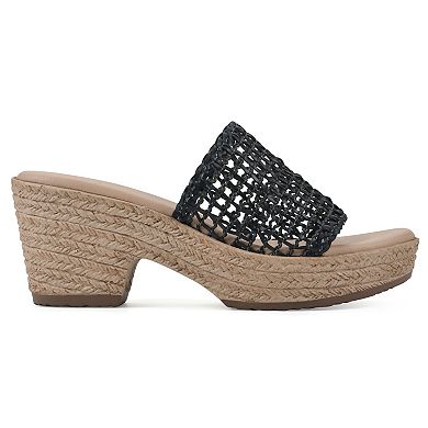 Cliffs by White Mountain Biankka Women's Platform Woven Slide Sandals