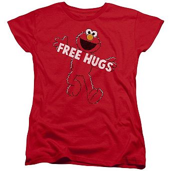 Sesame Street Free Hugs Short Sleeve Womens Tee