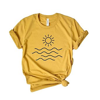Sun Over Ocean Short Sleeve Graphic Tee