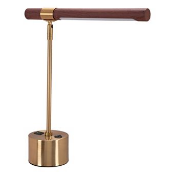 Zuo Modern Kippy Brown & Brass Table Lamp