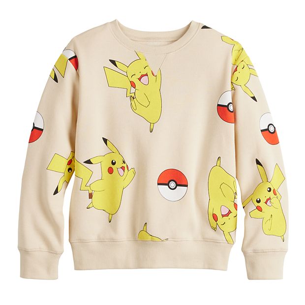 Boys 4 12 Jumping Beans Pokemon Pikachu Softest Fleece Pullover