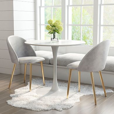 Zuo Modern Opus White Dining Table