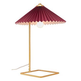 Zuo Modern Charo Red & Gold Table Lamp