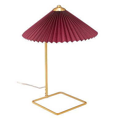 Zuo Modern Charo Red & Gold Table Lamp