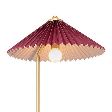 Zuo Modern Charo Red & Gold Table Lamp